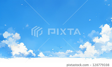 Clear blue sky Clear blue sky 128779108