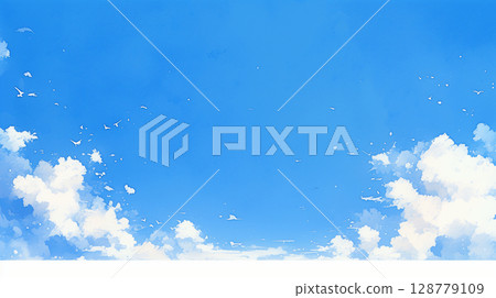 清澈的藍天 清澈的藍天 128779109