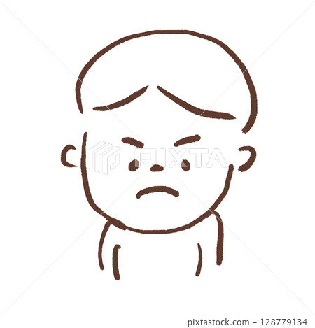 表情不滿的人 128779134