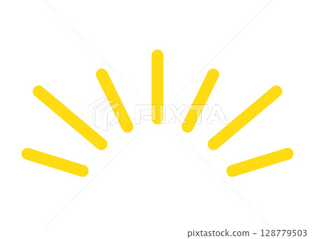 Decoration Sunburst Symbol Illustration Material Decoration Sunburst Symbol Illustration Material 128779503