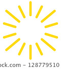 Decoration Sunburst Symbol Illustration Material 128779510