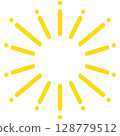 Decoration Sunburst Symbol Illustration Material 128779512