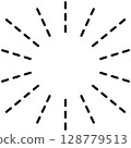 Decoration Sunburst Symbol Illustration Material 128779513