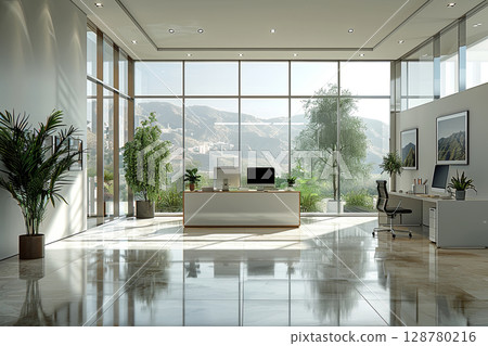Mountain View Office With Expansive Windows And Natural Light 128780216