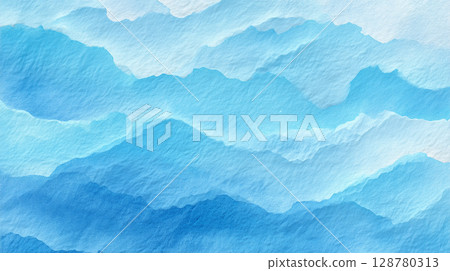 日本紙藍色曲線 128780313