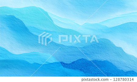 日本紙藍色曲線 日本紙藍色曲線 128780314