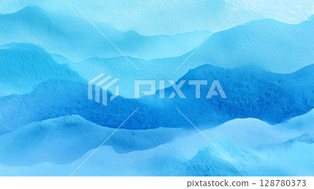 日本紙藍色曲線 128780373