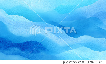 Japanese paper blue curve Japanese paper blue curve 128780376