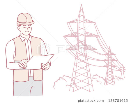 An Engineer Assessing and Evaluating Plans for Electricity Infrastructure Projects and Systems 128781613