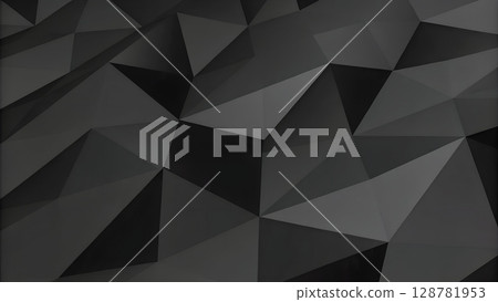 Sophisticated dark grey geometric pattern creates a modern, abstract background for dynamic design projects 128781953