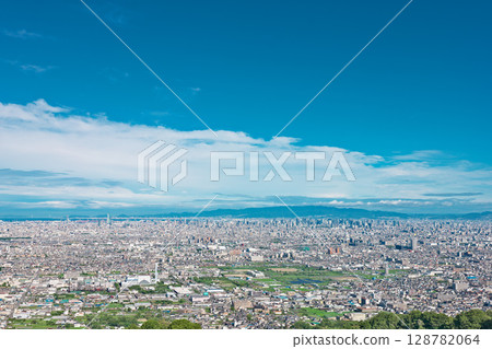 【俯瞰大阪平原】地點：大阪府八尾市水見藏院大座小太市 128782064