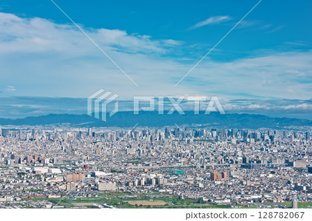 【俯瞰大阪平原】地點：大阪府八尾市水見藏院大座小太市 128782067