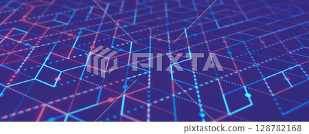 Technological blue background.Geometric lines. Abstract futuristic background. Illustration. Technological blue background.Geometric lines. Abstract futuristic background. Illustration. 128782168