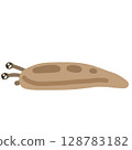 Simple slug illustration 128783182