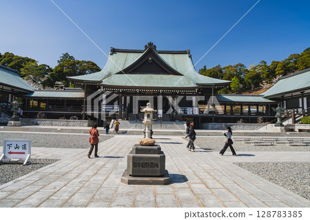 袋井市八多山尊永寺本殿景觀(靜岡縣) 袋井市八多山尊永寺本殿景觀(靜岡縣) 128783385