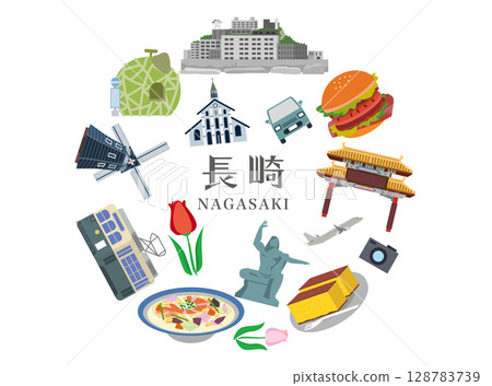 Nagasaki's popular tourist spots 128783739