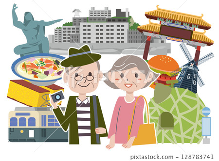 Nagasaki's popular tourist spots 128783741