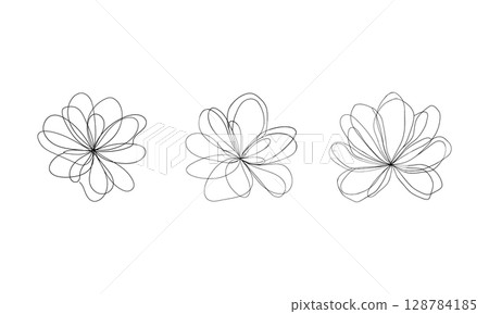 Soft Botanical Line Art Set. A refined bundle of abstract floral drawings with flowing lines and neutral overlapping shapes for modern designs. Soft Botanical Line Art Set. A refined bundle of abstract floral drawings with flowing lines and neutral overlapping shapes for modern designs. 128784185