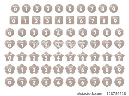 數字動畫 數字 圖標 128784318