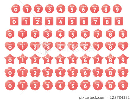 數字動畫 數字 圖標 128784321