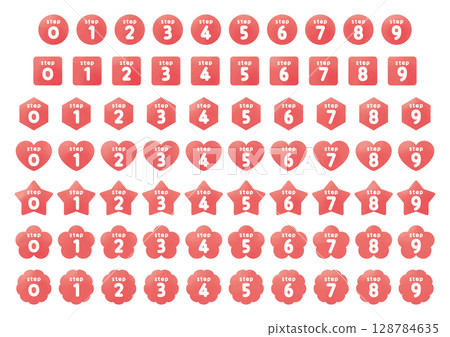 number, numeral, icon 128784635