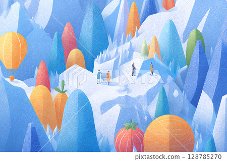 The mysterious world of icebergs, fruits and adventurers - 1 128785270