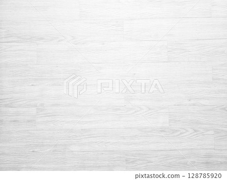 White Wooden Texture Horizontal Wall Background. 128785920