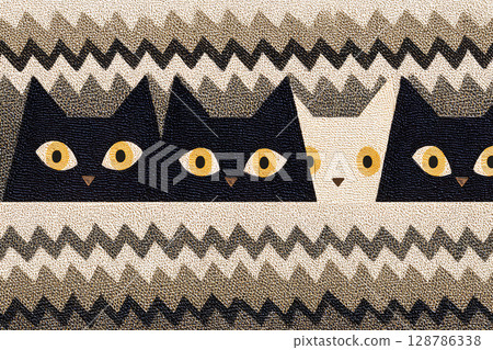 Cute cat illustrations 128786338