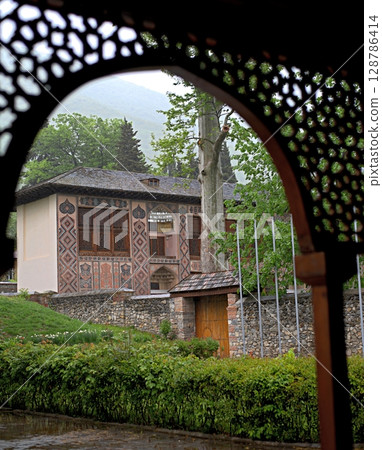 The Palace of Sheki Khans was built in the 18th century. Sheki, Azerbaijan The Palace of Sheki Khans was built in the 18th century. Sheki, Azerbaijan 128786414