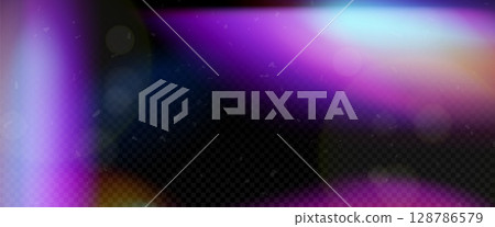 Vintage film light leak overlay with purple flare 128786579