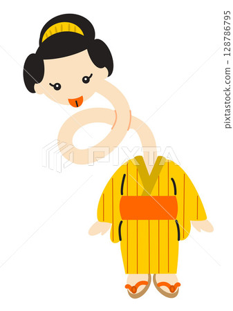 Illustration of potter's wheel neck Illustration of potter's wheel neck 128786795