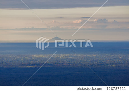 Beautiful landscape in the morning ,Pha Mor E Daeng ,Kantharalak,Sisaket,Thailand 128787311