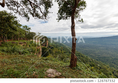 Beautiful landscape in the morning ,Pha Mor E Daeng ,Kantharalak,Sisaket,Thailand Beautiful landscape in the morning ,Pha Mor E Daeng ,Kantharalak,Sisaket,Thailand 128787332