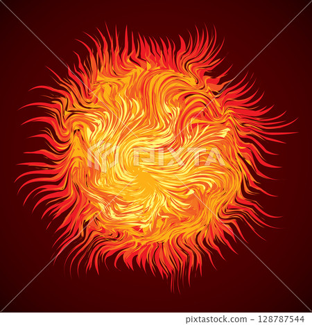 Abstract background. Explosion. Vector drawing 128787544