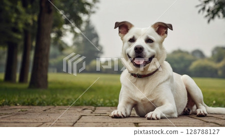 Staring dog Staring dog 128788127