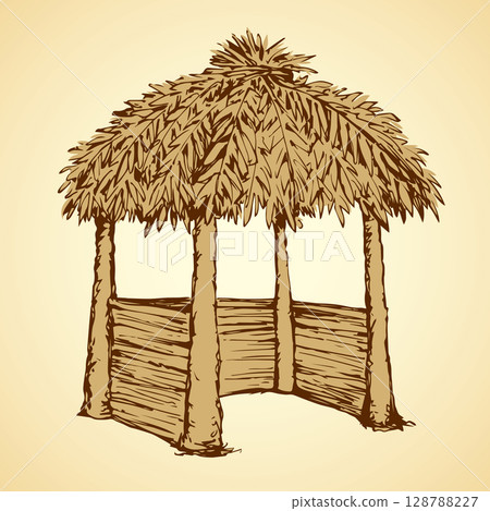 Alcove. Vector drawing Alcove. Vector drawing 128788227