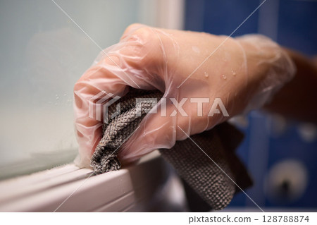 Hand Cleaning Shower with Squeegee Ensuring Hygiene and Freshness in Action Every Time Hand Cleaning Shower with Squeegee Ensuring Hygiene and Freshness in Action Every Time 128788874