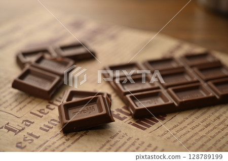 明治高級牛奶巧克力 128789199