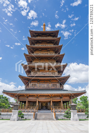 上海寶山區寶山寺佛塔 上海寶山區寶山寺佛塔 128789221