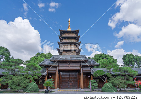 上海寶山區寶山寺佛塔 上海寶山區寶山寺佛塔 128789222