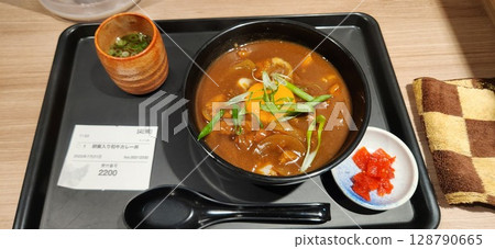 Curry on bowl 128790665