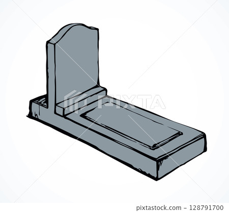 Tomb. Vector drawing Tomb. Vector drawing 128791700