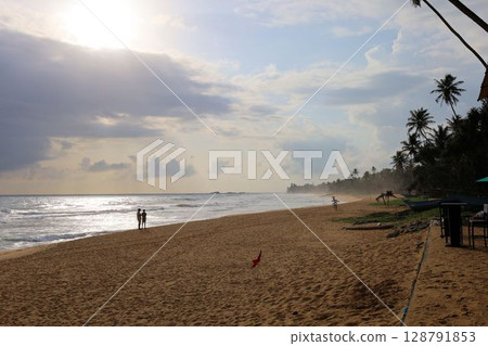 Sunset at Narigama Beach, Sri Lanka Sunset at Narigama Beach, Sri Lanka 128791853