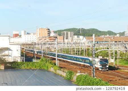 東海道線 山崎立體交叉 128792419