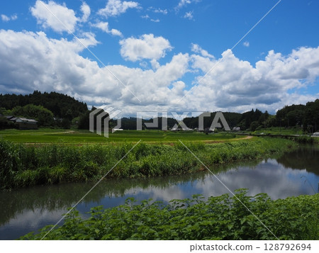 Nostalgic landscape 128792694