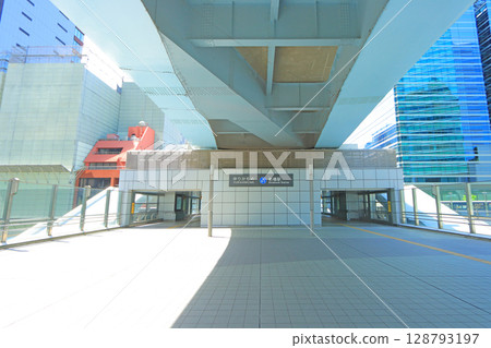 東京都港區百合海鷗新橋站風景 128793197