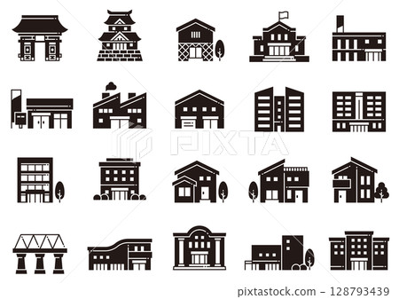 住房和建築圖標 17 128793439