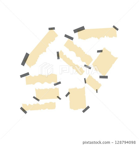 paper torn 128794098