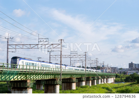 [中央線] 特快列車經過玉川橋 128794636
