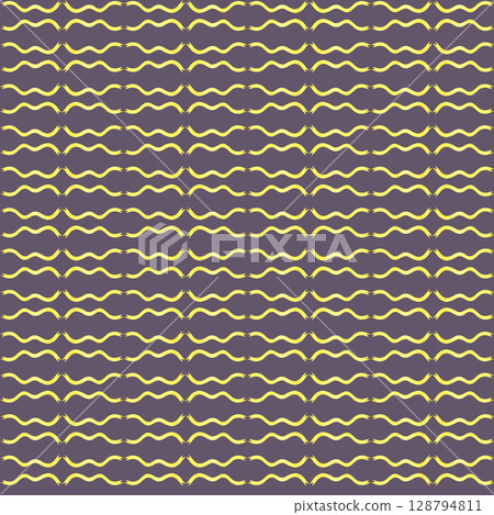 Hand drawn watercolor yellow ribbon seamless pattern isolated on dark background. Can be used for textile, fabric scrapbook and other printed products. Hand drawn watercolor yellow ribbon seamless pattern isolated on dark background. Can be used for textile, fabric scrapbook and other printed products. 128794811
